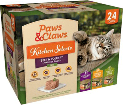 Paws & Claws Kitchen Selects Turkey & Giblets Dinner